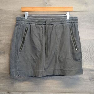 Athleta Farrallon Mini Skirt Zipper Pockets Womens Size 12